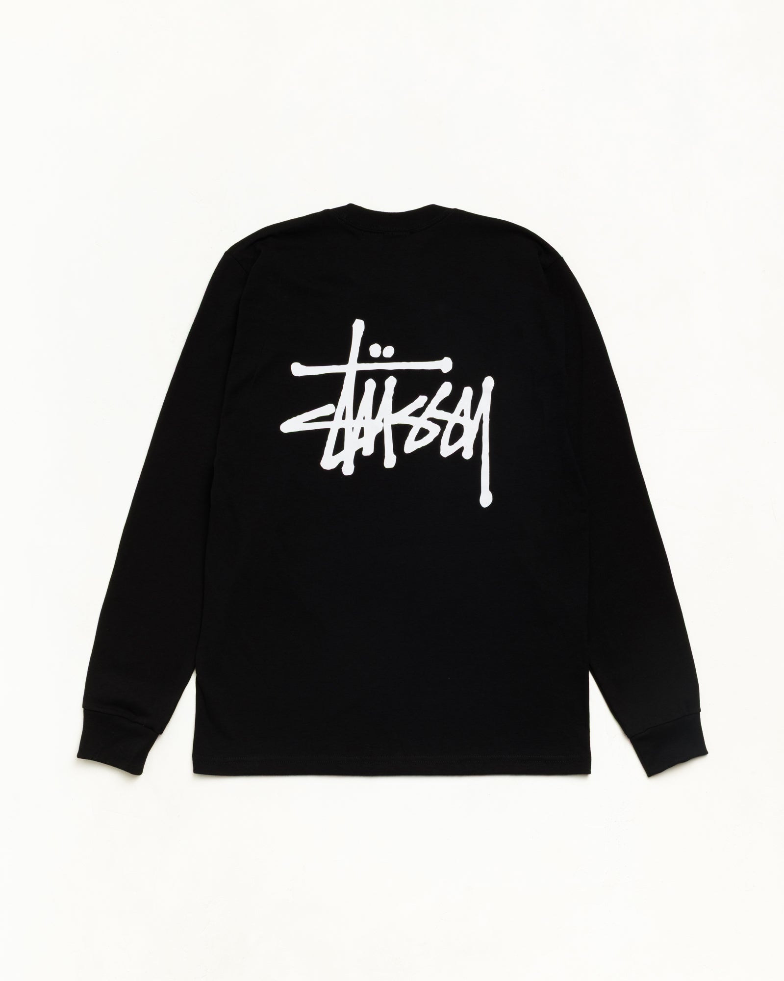 Basic Stüssy LS Tee - Black | Tees | Stüssy Europe