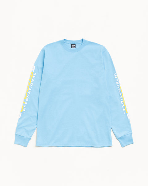 Blade Ls Tee Mens Long Sleeve In Sky Blue