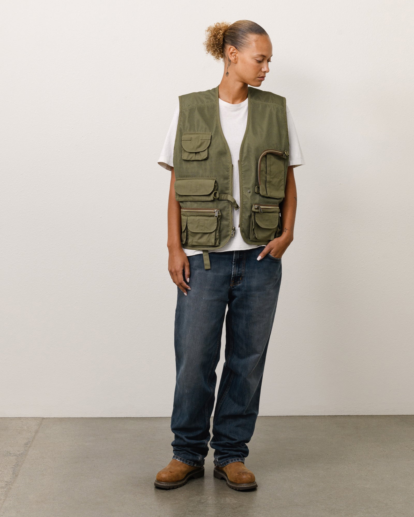 Denim Tears Fishing Vest – Green | Outerwear | Stüssy Europe