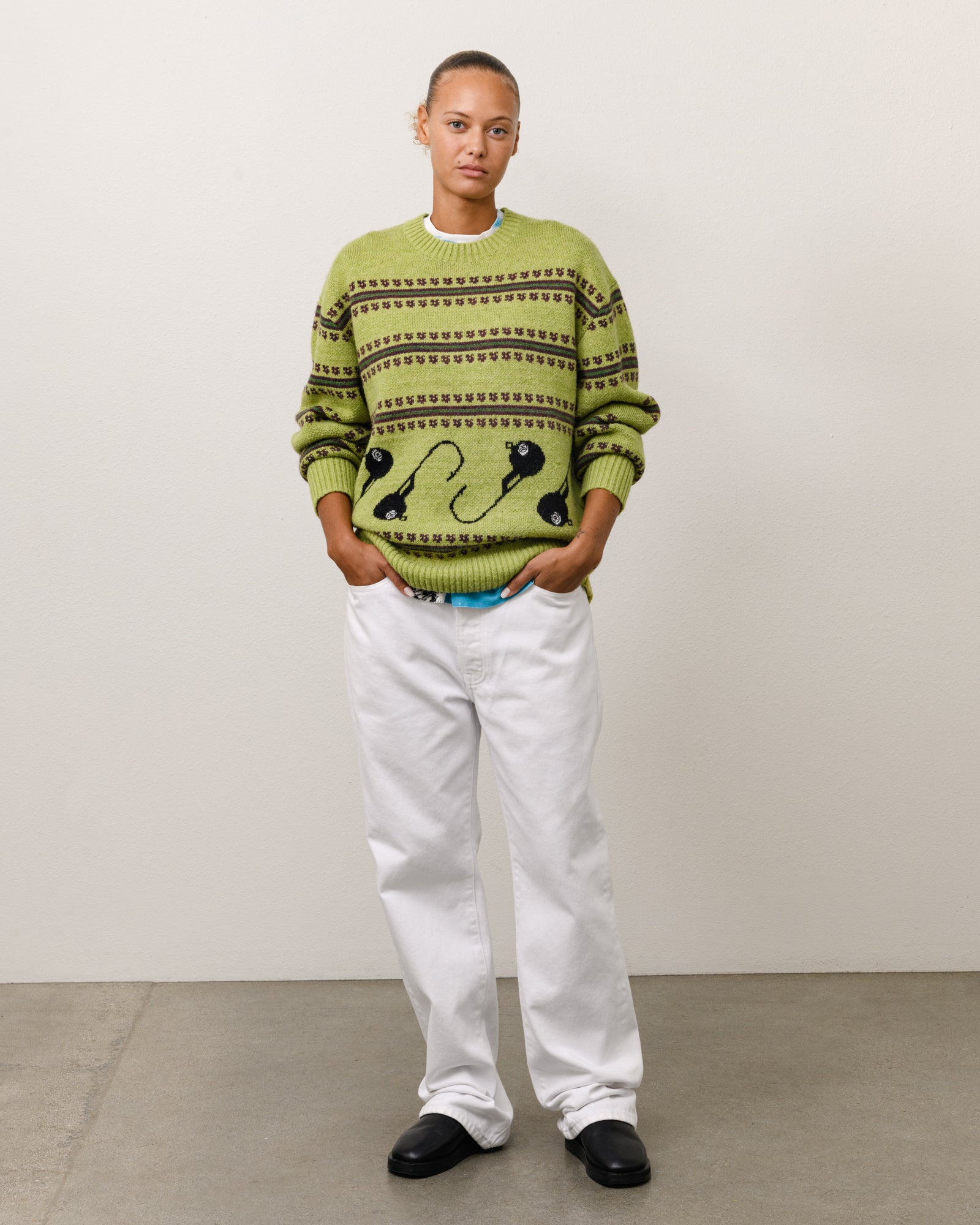 Denim Tears Knit Sweater – Green | Knits | Stüssy Europe