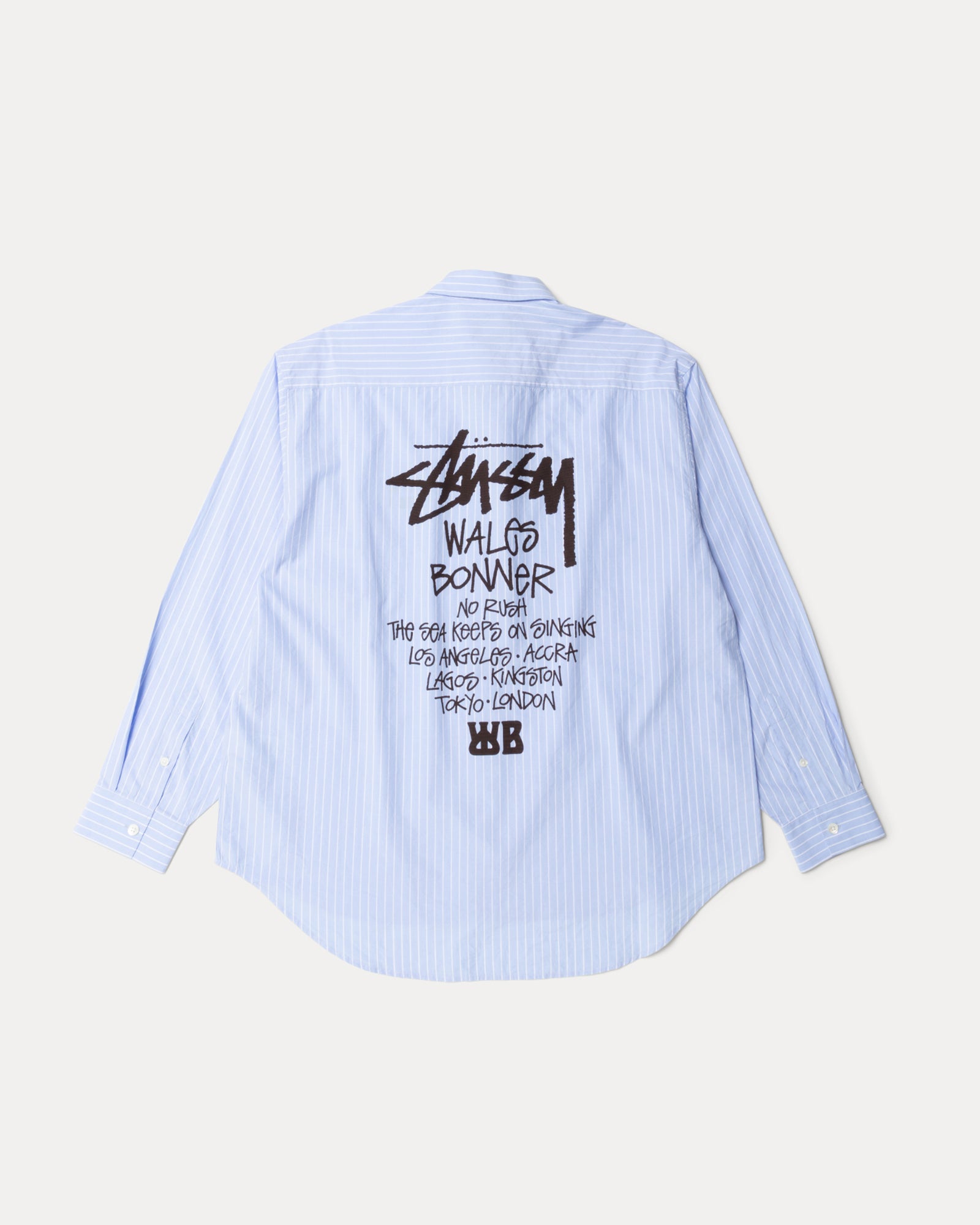 STUSSY☆WALES BONNER☆OCEAN SONG TEE ☆S Wales Bonner Ocean FW25 