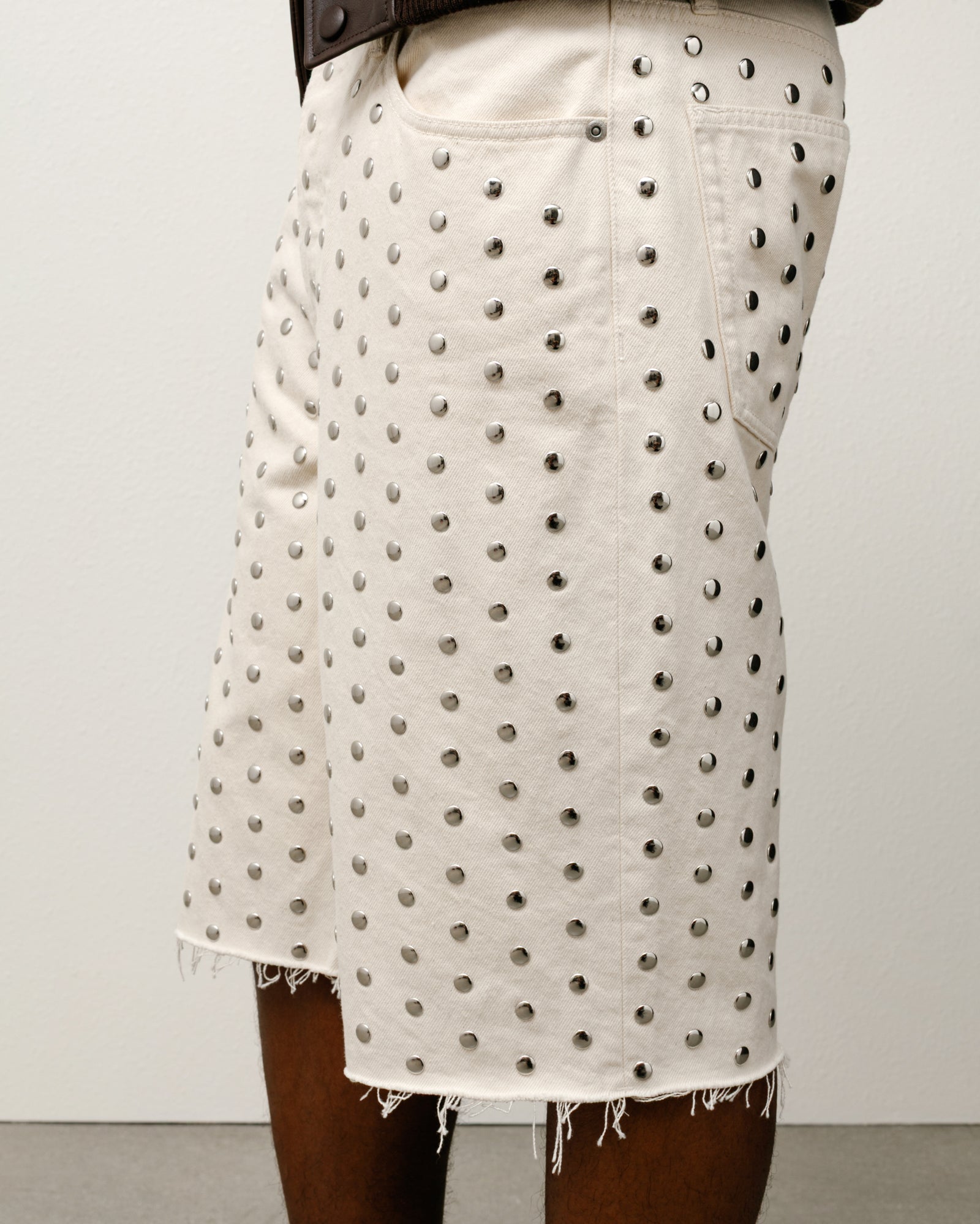 Wales Bonner Studded Short – Ivory | Bottoms | Stüssy Europe