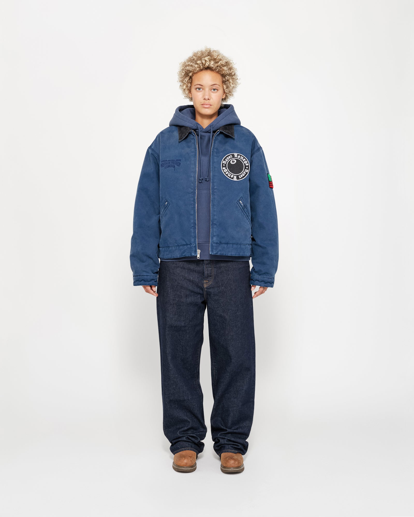 Stüssy & Denim Tears Canvasjacke in Blau – Stüssy Europa 