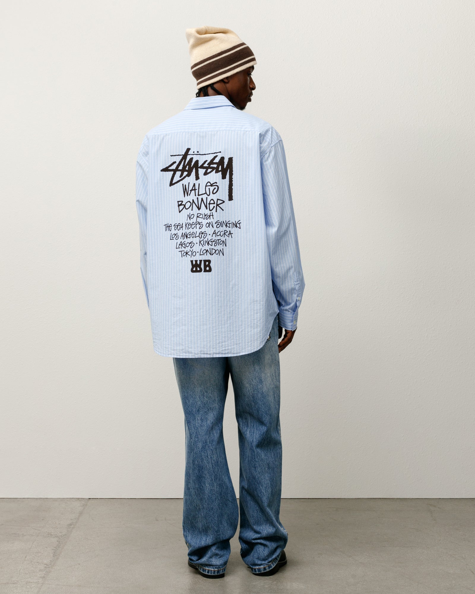 Wales Bonner Studded Jean – Washed Blue | Bottoms | Stüssy
