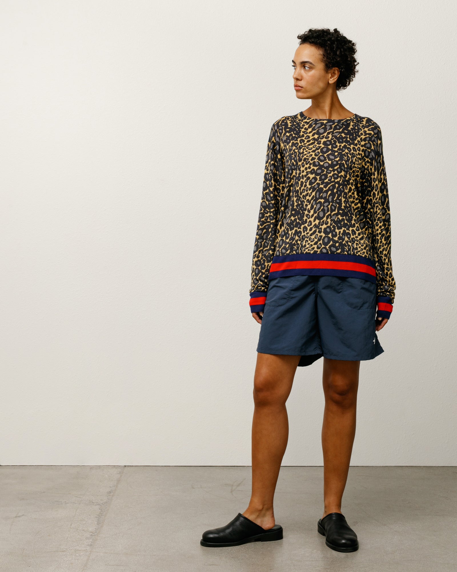 トップス Stussy x Wales Bonner Leopard Sweater Wales Bonner Leopard Sweater – Golden | Sweaters & Knits