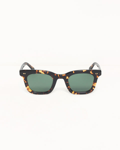 Ace Sunglasses Accessories In Tortoise/dark Green Lens