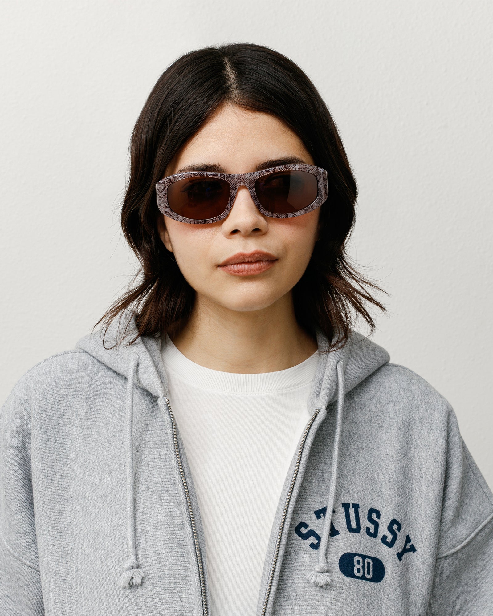 Landon Sunglasses – Snake Skin / Brown Lens | Accessories | Stüssy