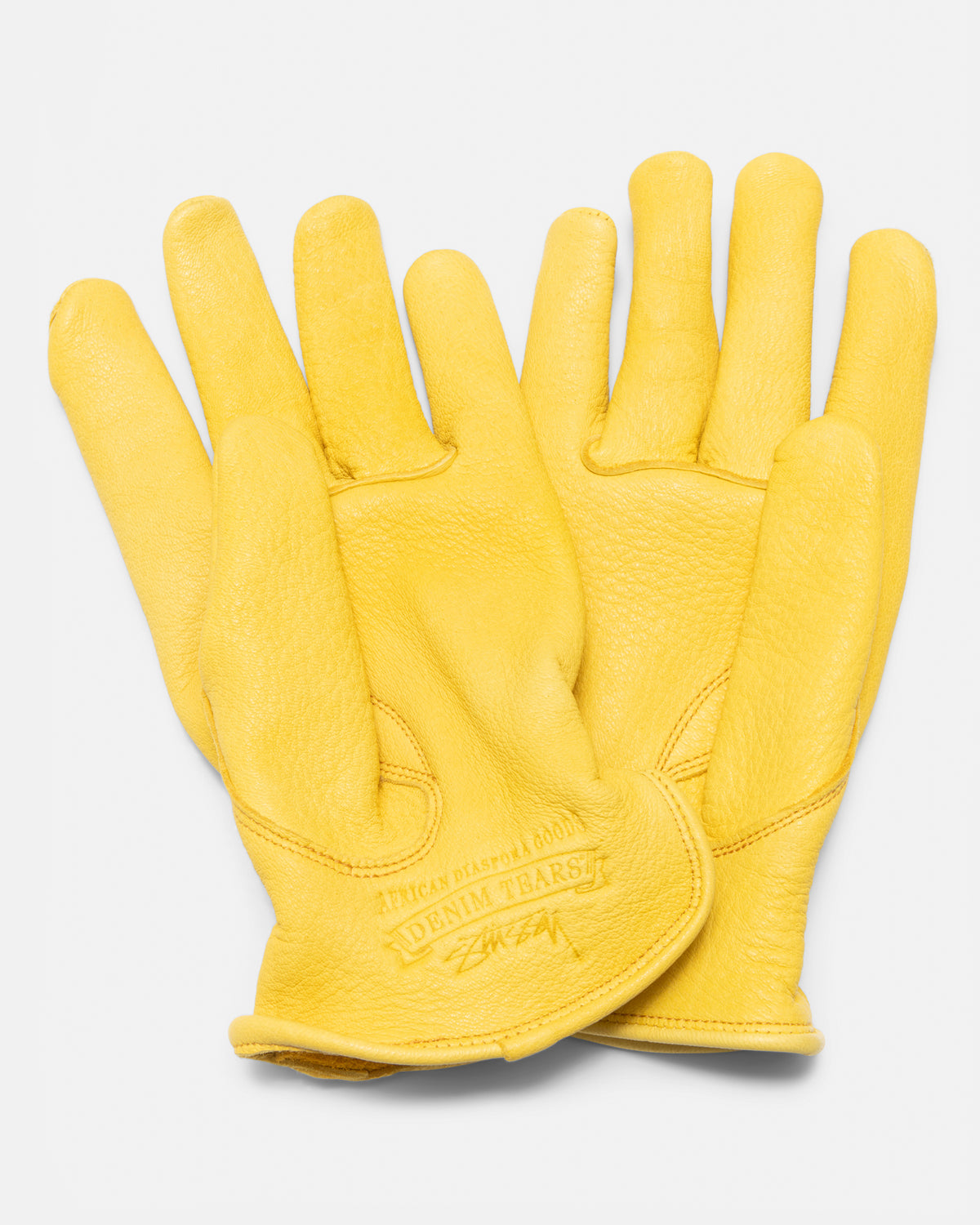 Stüssy & Denim Tears Leather Gloves in yellow – Stüssy Europe