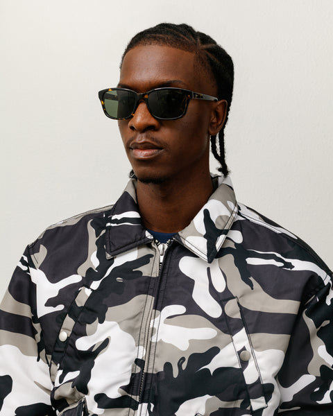 Alan Sunglasses Accessories In Olive Tortoise / Green Lens