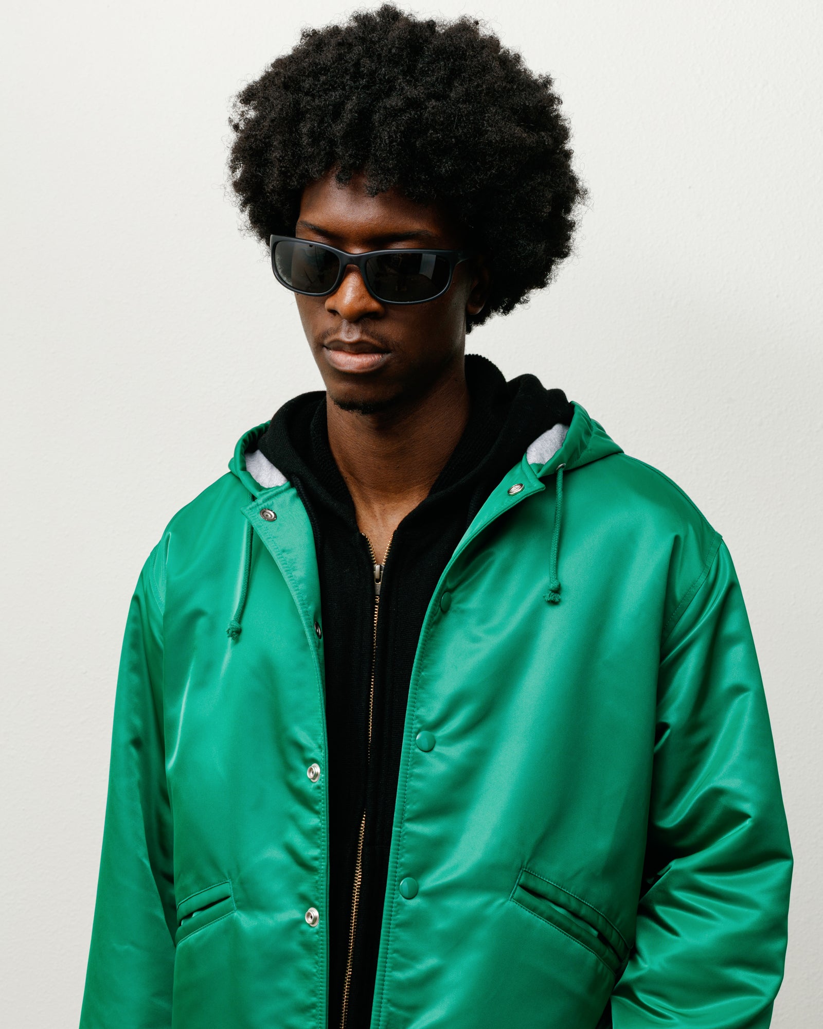 Julian Sunglasses – Frost Black/Polarized Black | Eyegear | Stüssy