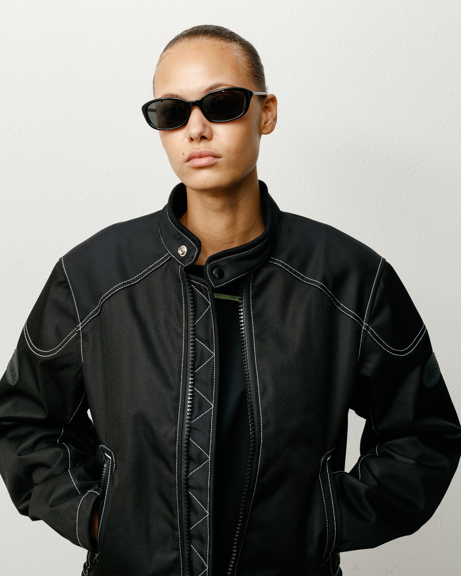 Eli Sunglasses – Black/Black Lens | Eyegear | Stüssy Europe
