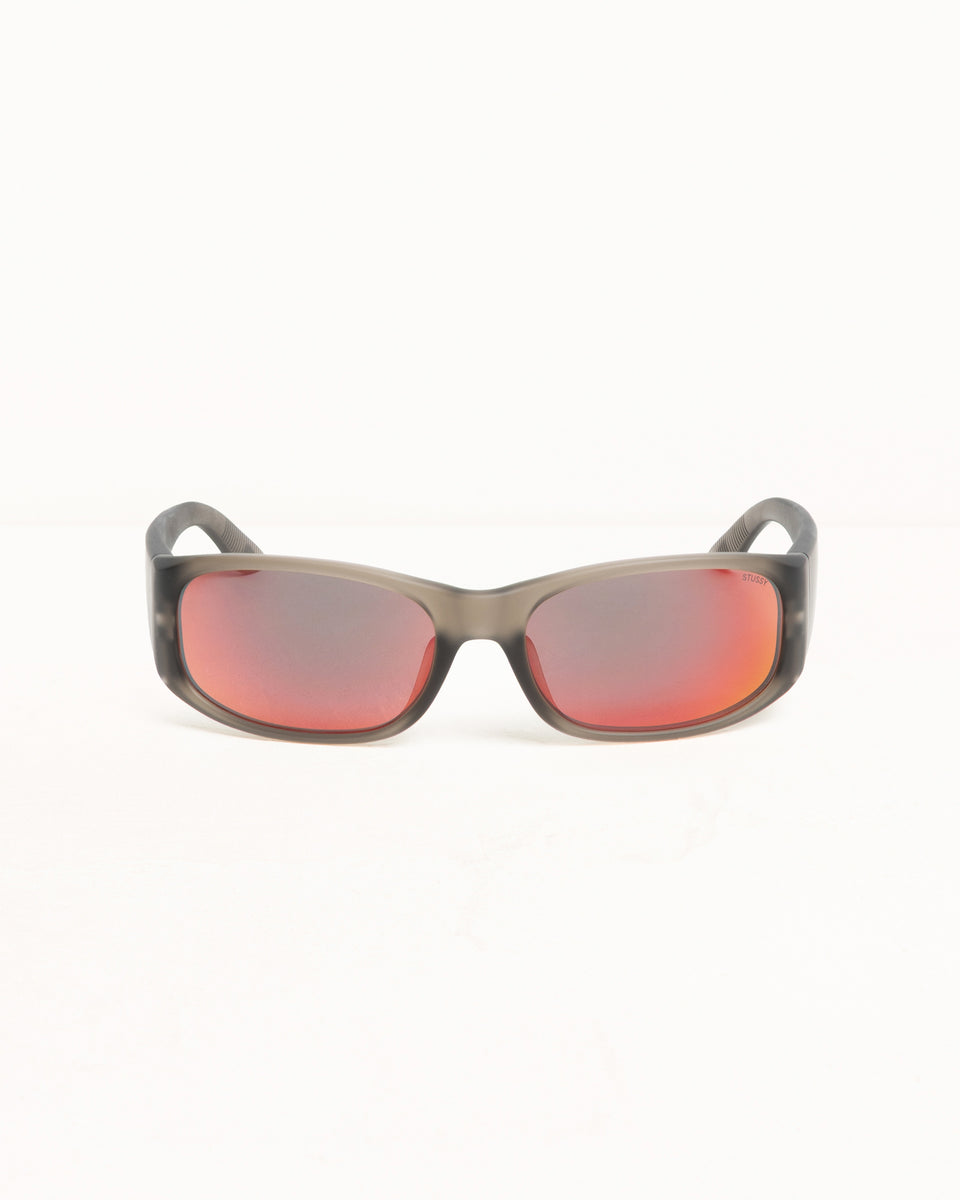 Mikey Sunglasses Accessories In Frost Smk/polr Red Lens