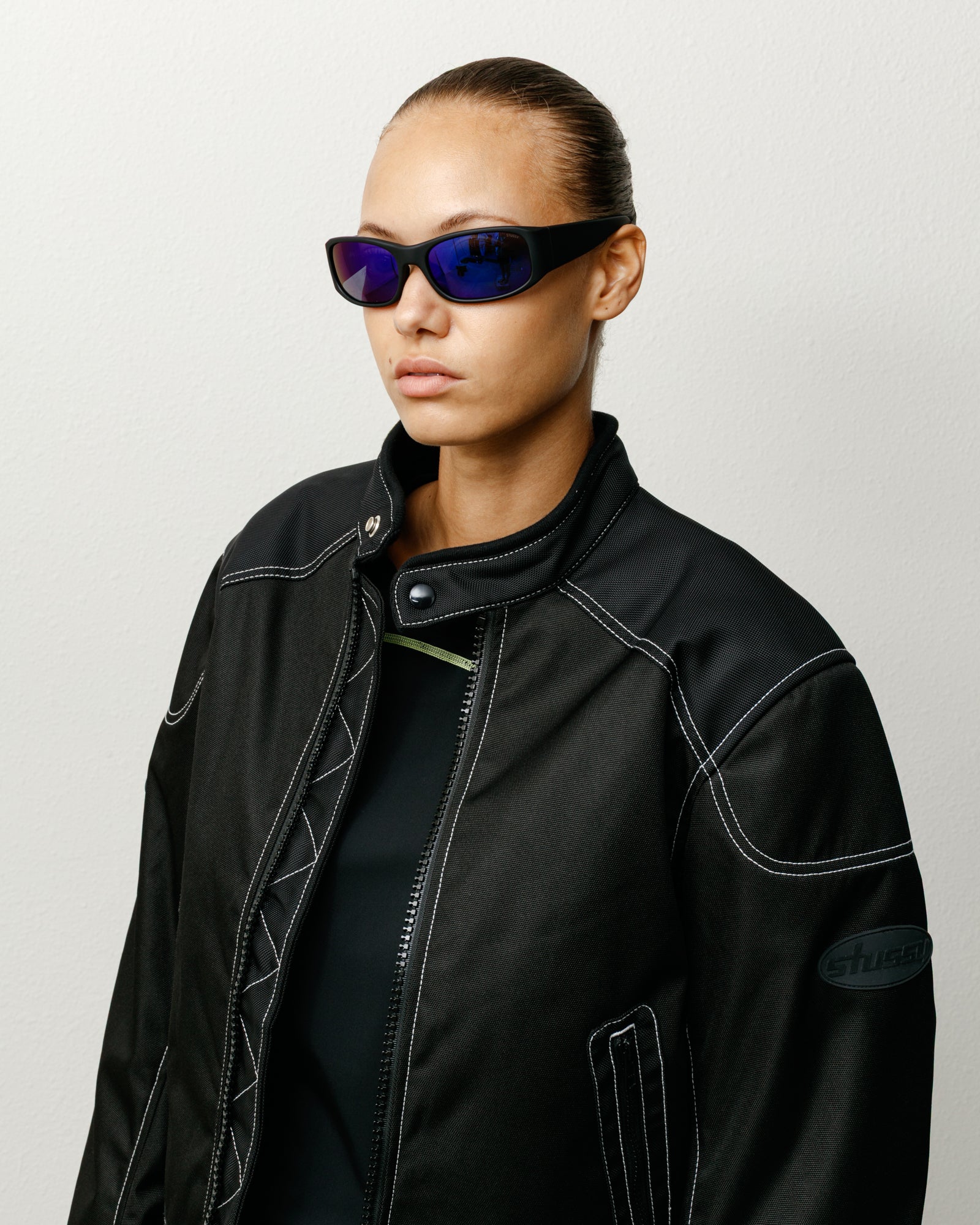 Mikey Sunglasses – Rubber Black/Polarized Dark Blue Lens | Eyegear