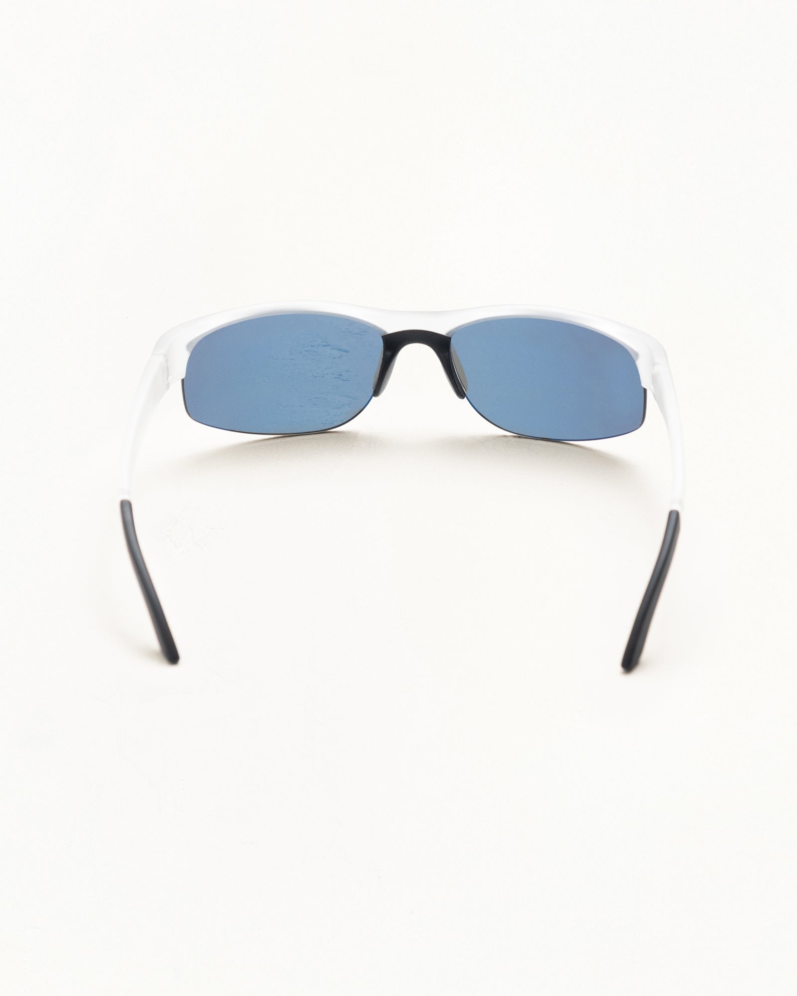 Hiro Sunglasses Unisex In Frost Clear / Mirror Lens