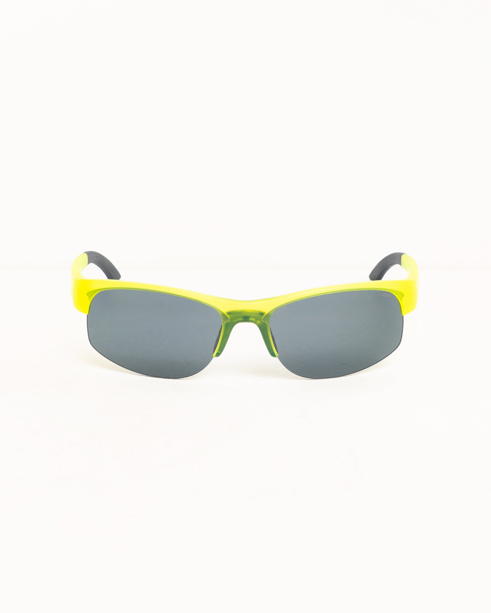 Hiro Sunglasses Unisex In Frost Yellow/black Lens