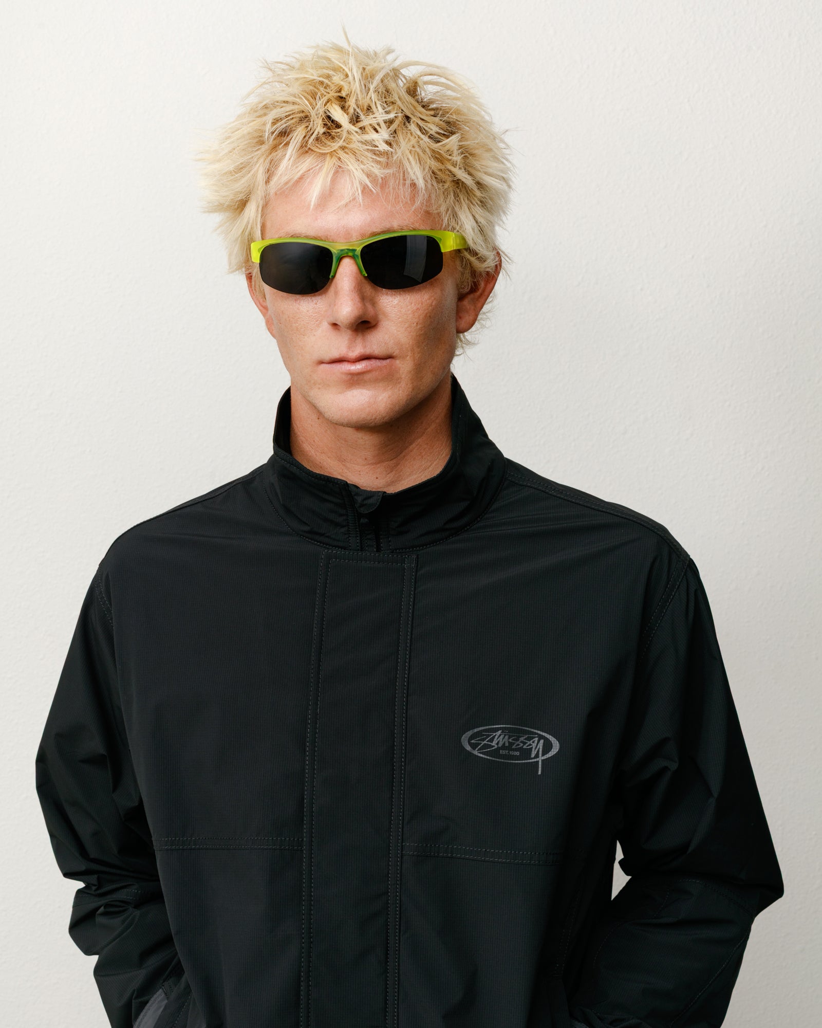 Hiro Sunglasses – Frost Yellow/Black Lens | Eyegear | Stüssy Europe
