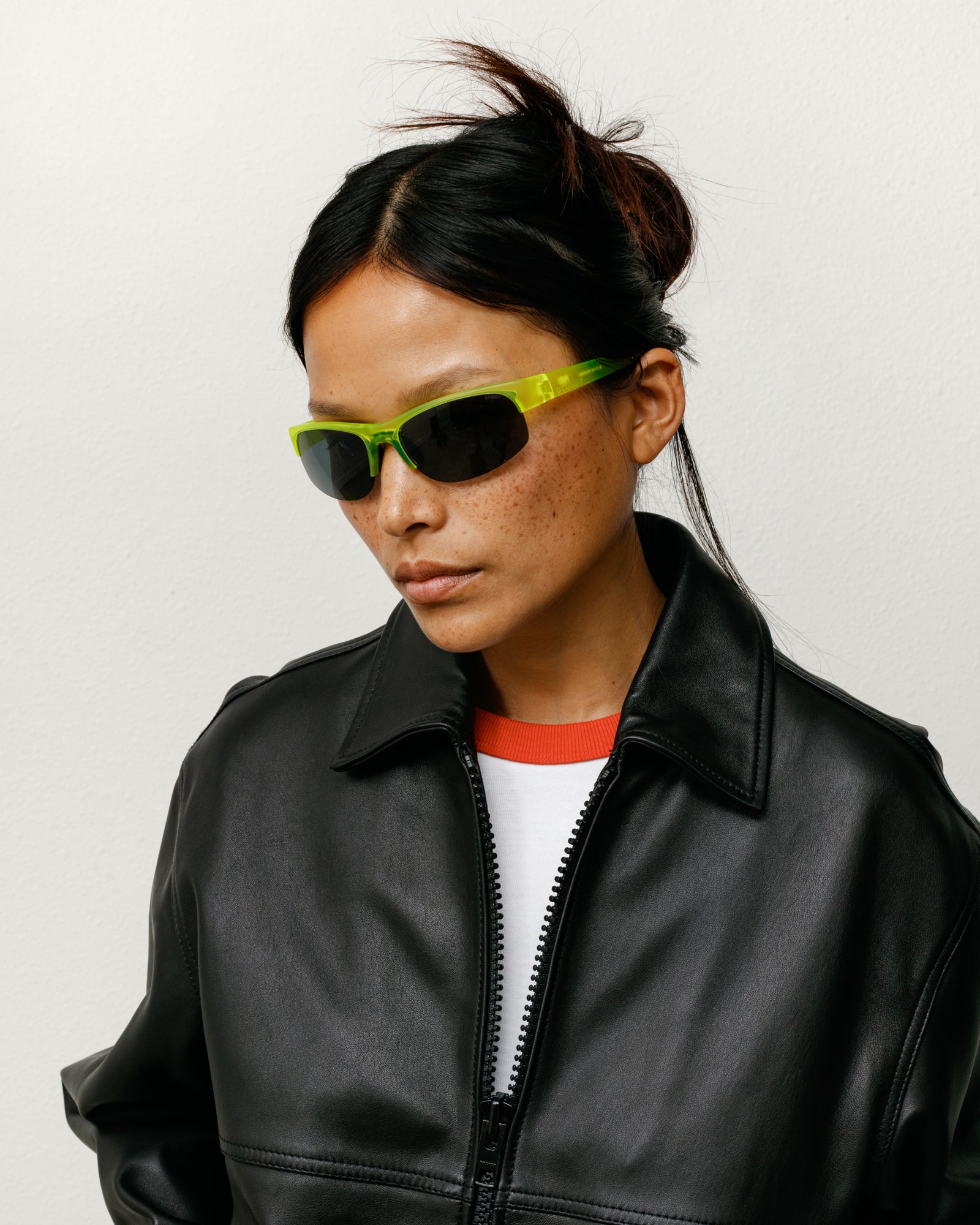 Hiro Sunglasses – Frost Yellow/Black Lens | Eyegear | Stüssy Europe