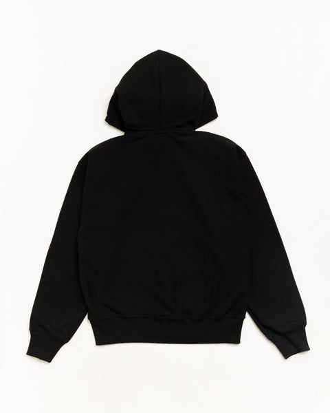 Always Stack Zip Hood Unisex Long Sleeve In Black