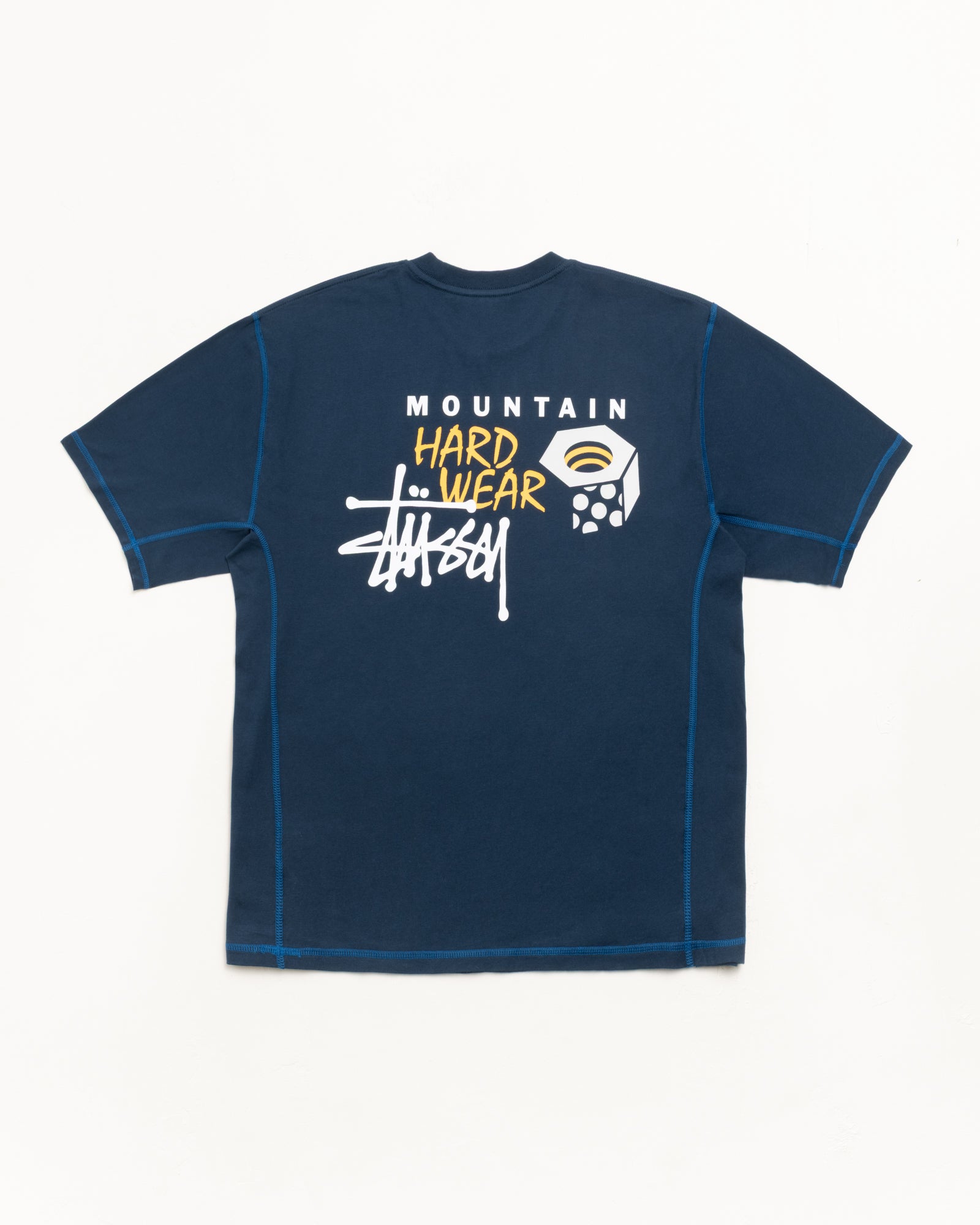 Mhw Stussy Tee Unisex Short Sleeve In Hardwear Navy