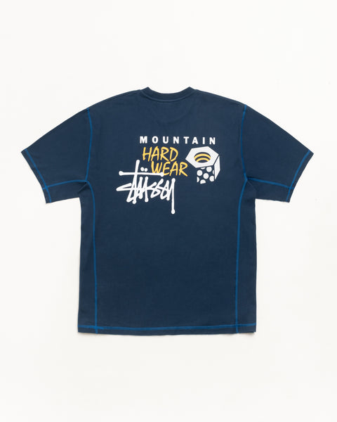 Mhw Stussy Tee Unisex Short Sleeve In Hardwear Navy