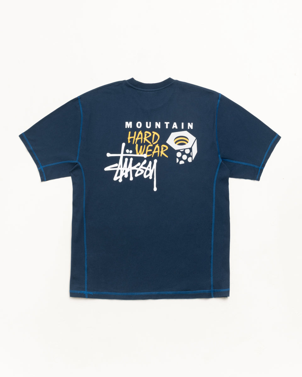 Mhw Stussy Tee Unisex Short Sleeve In Hardwear Navy