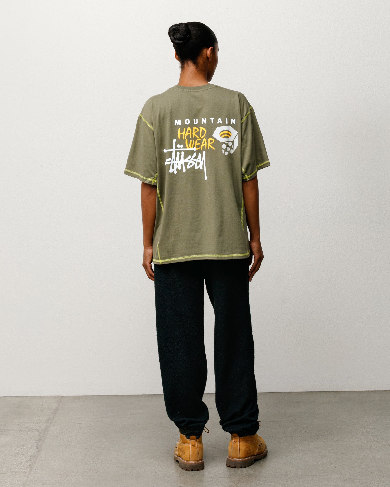 Mhw Stussy Tee Unisex Short Sleeve In Mission Olive