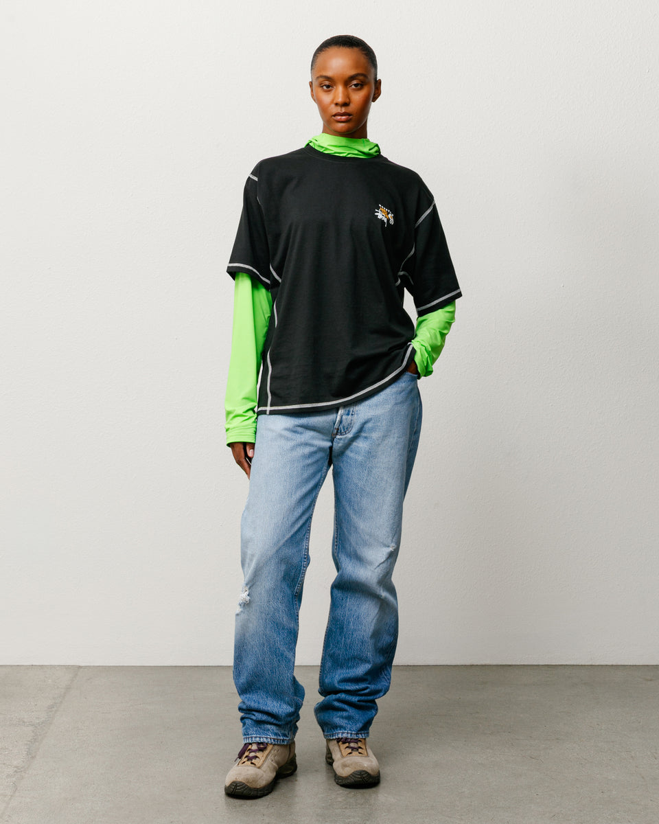 Mhw Stussy Tee Unisex Short Sleeve In Stealth Grey