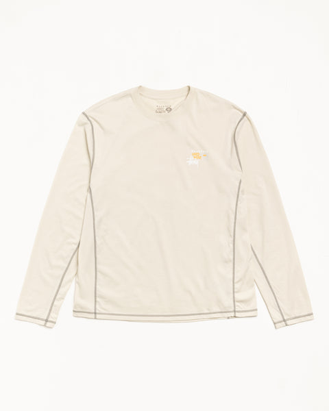 Stussy X Mhw Ls Tee Mens Long Sleeve In Stone