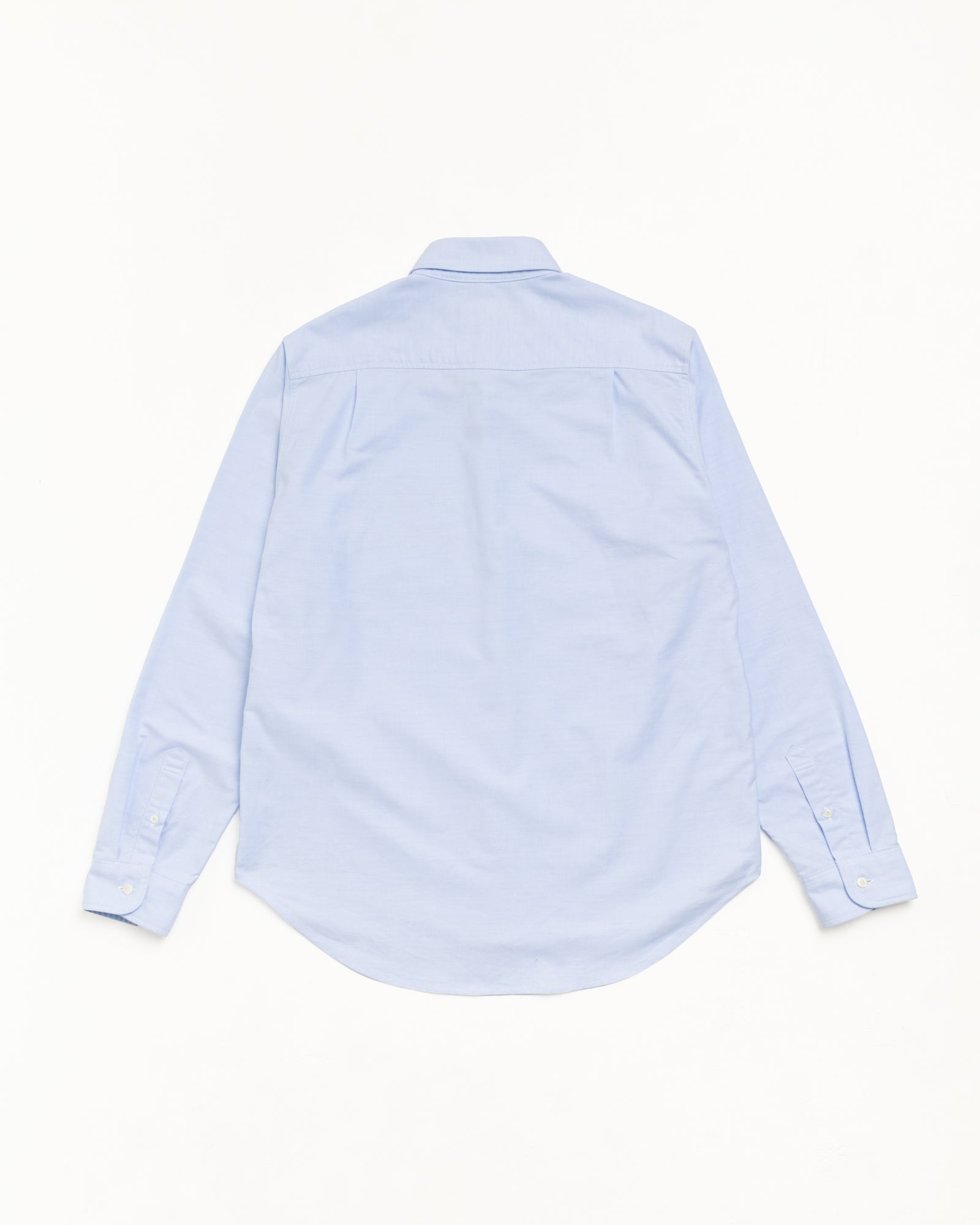 Button Down Shirt Unisex Long Sleeve In Saxe