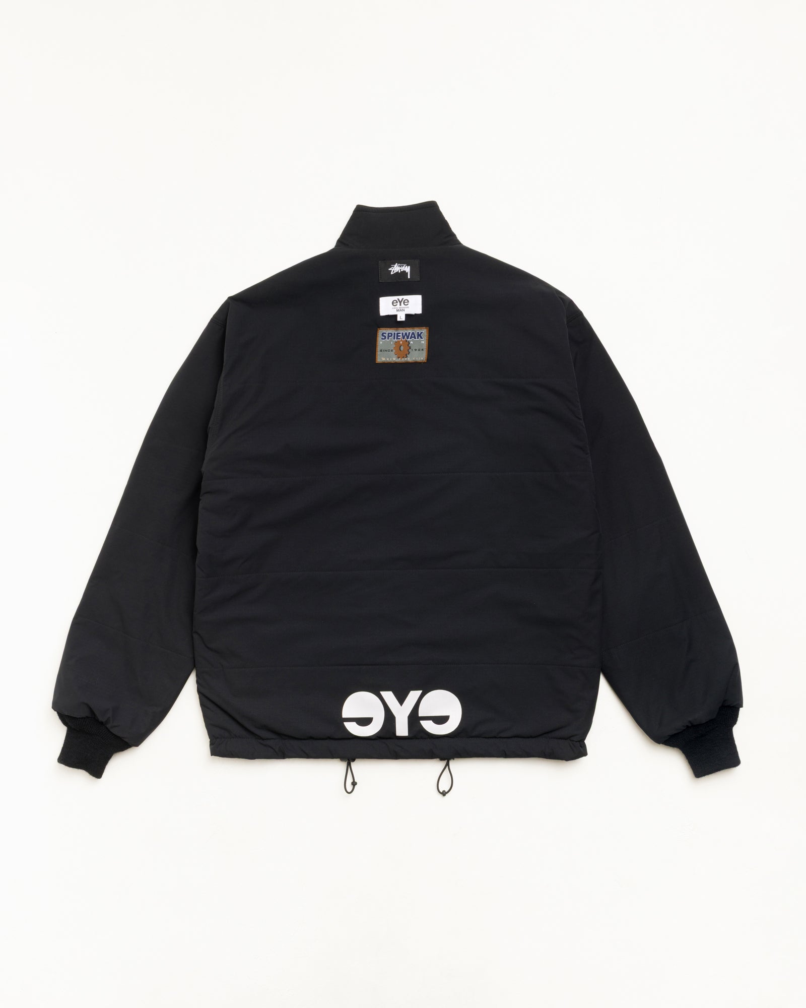 Fisherman Jacket Unisex Long Sleeve In Black