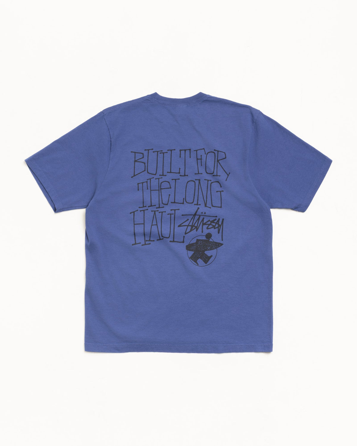Long Haul Pig. Dyed Tee Mens Short Sleeve In Indigo | hero:main:collection:new-arrivals,shirts,tops-shirts,all,tees,outerwear,denim,knits,accessories,sunglasses,hoodies,sweats,mens-hoodies-sweatshirts,shorts,pants,bottoms