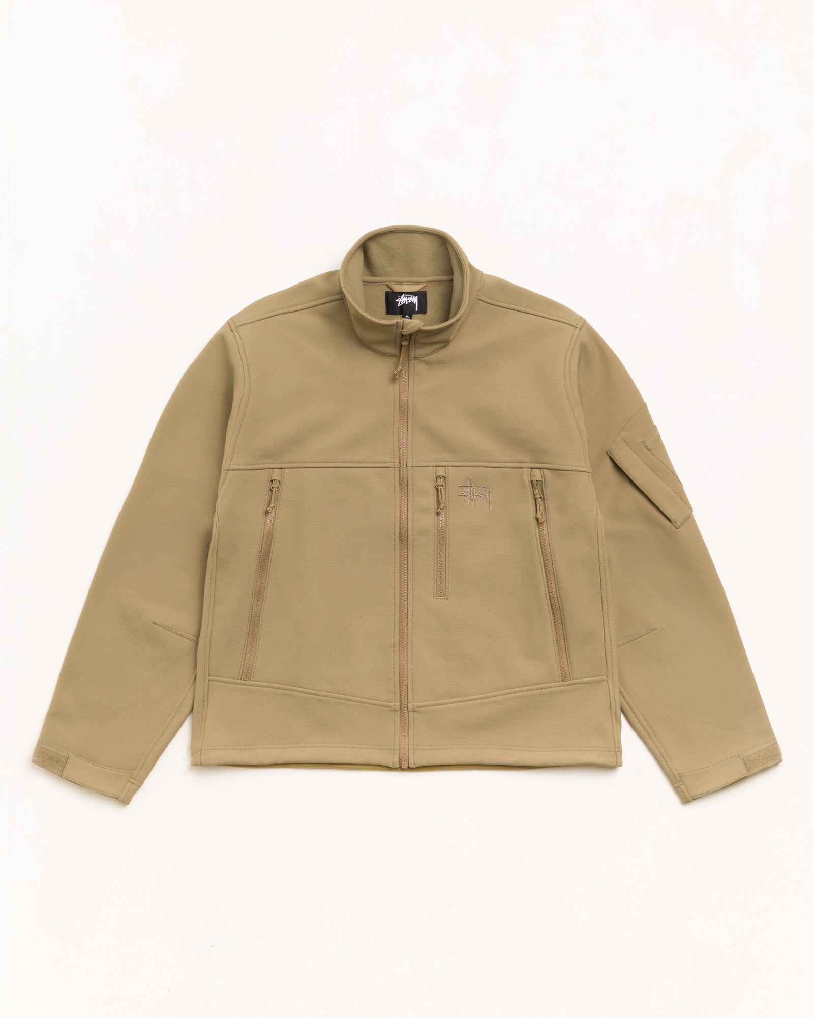 Soft Shell Jacket Unisex Long Sleeve In Coyote | hero:main:collection:new-arrivals-b,new-arrivals,shirts,tops-shirts,all,tees,outerwear,denim,knits,accessories,sunglasses,hoodies,sweats,mens-hoodies-sweatshirts,shorts,pants,bottoms,crew-sweats,zip-ups,swim,sweatpants,graphics,lazy-tees,swim,basic-9twenty,button-ups,shorts,cargos,denim-jeans,bottoms,bags,belts,wearables,gear,footwear,button-ups,basic-tops,jerseys,big-ol,classics,slim,jackets,all, | product-card-slider