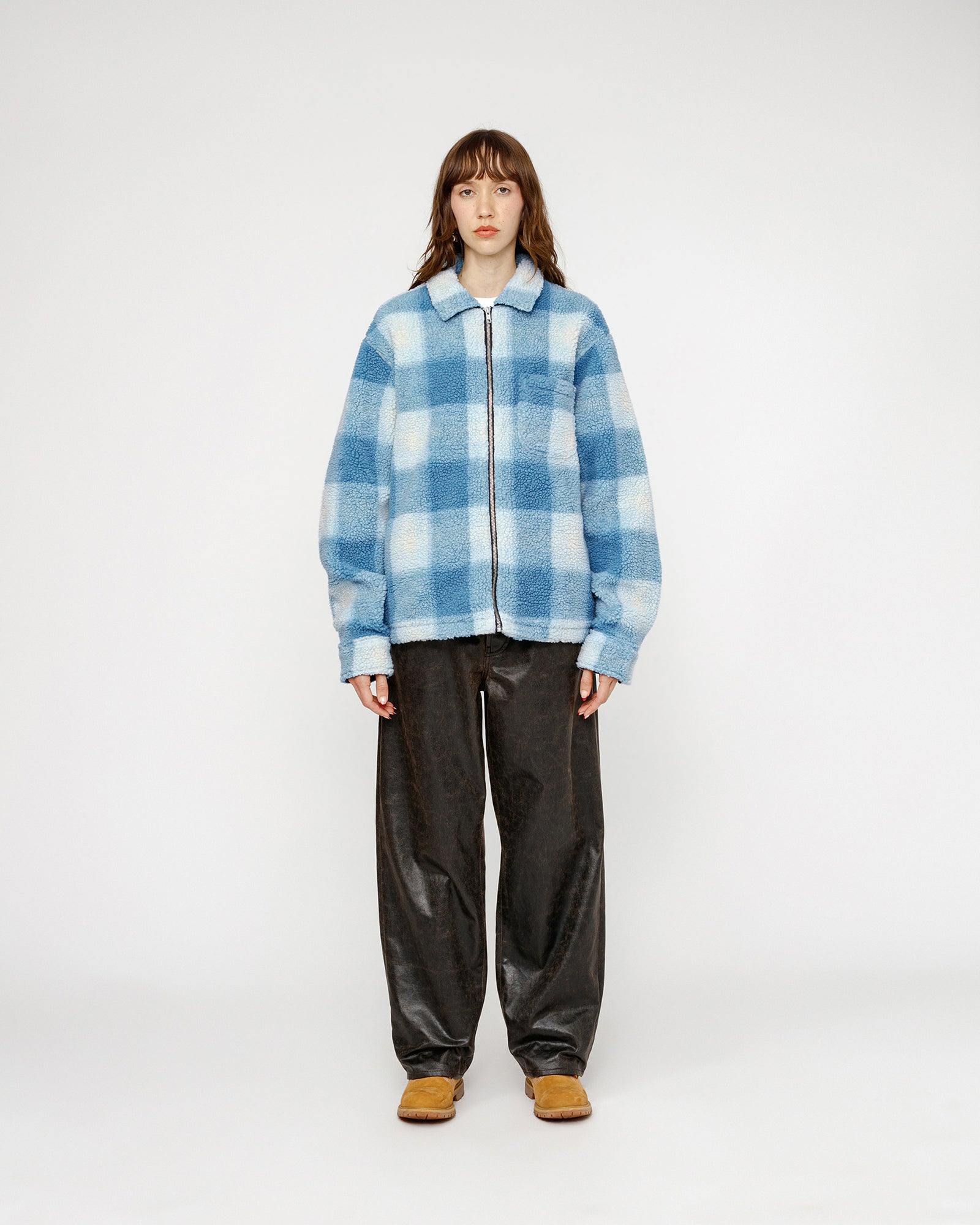 ZIP SHERPA SHADOW PLAID