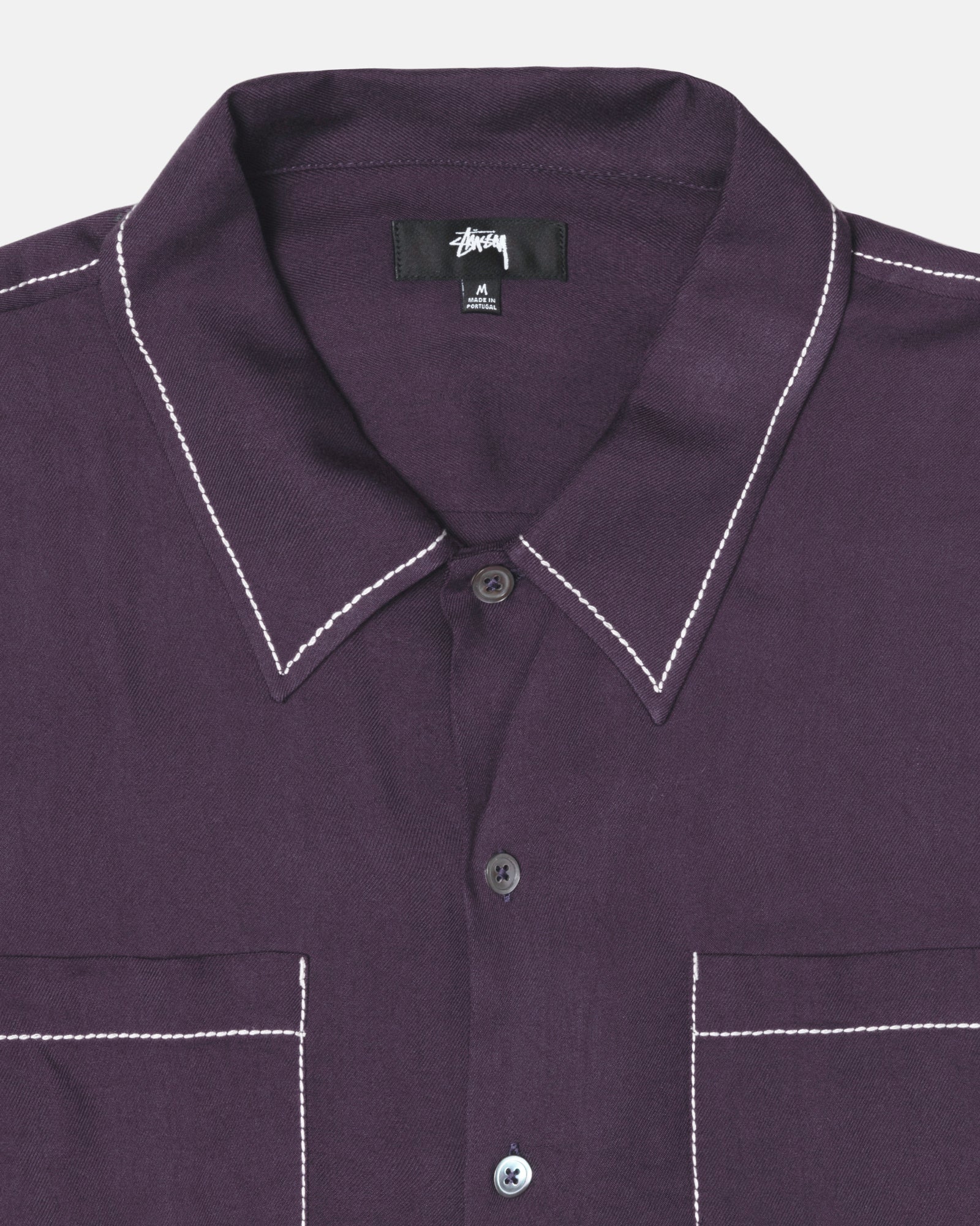 CONTRAST PICK STITCHED SHIRT