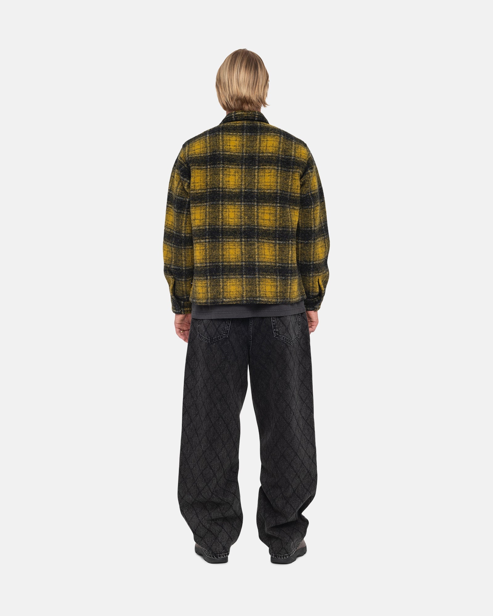 Wool Plaid Zip Shirt - Unisex Tops & Shirts | Stüssy – Stüssy Europe