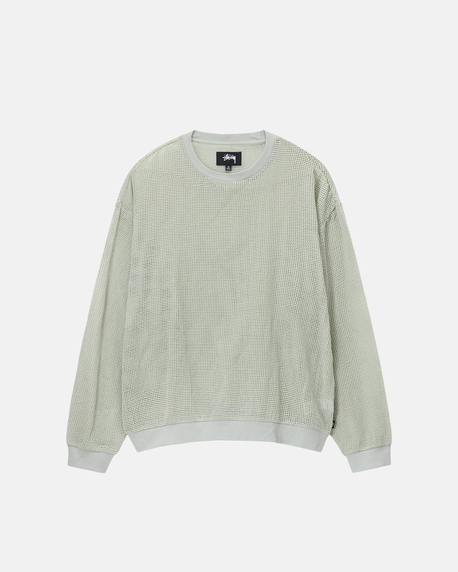 stussy COTTON MESH LS CREW 【最終値下げ】