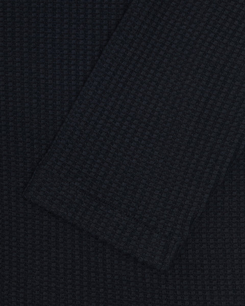 Stüssy Big Thermal Zip Shirt Black Knit