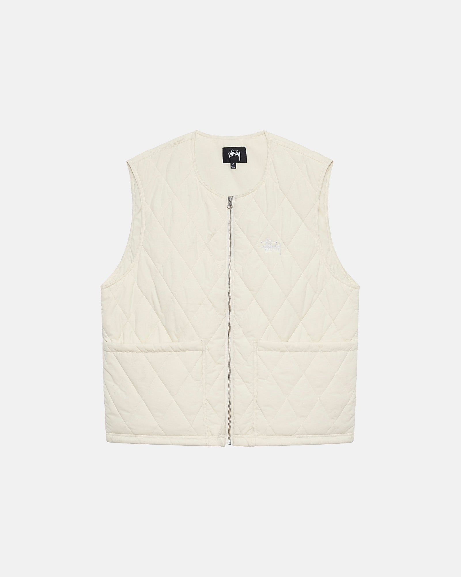 STUSSY DIAMOND QUILTED VEST - juanci.to