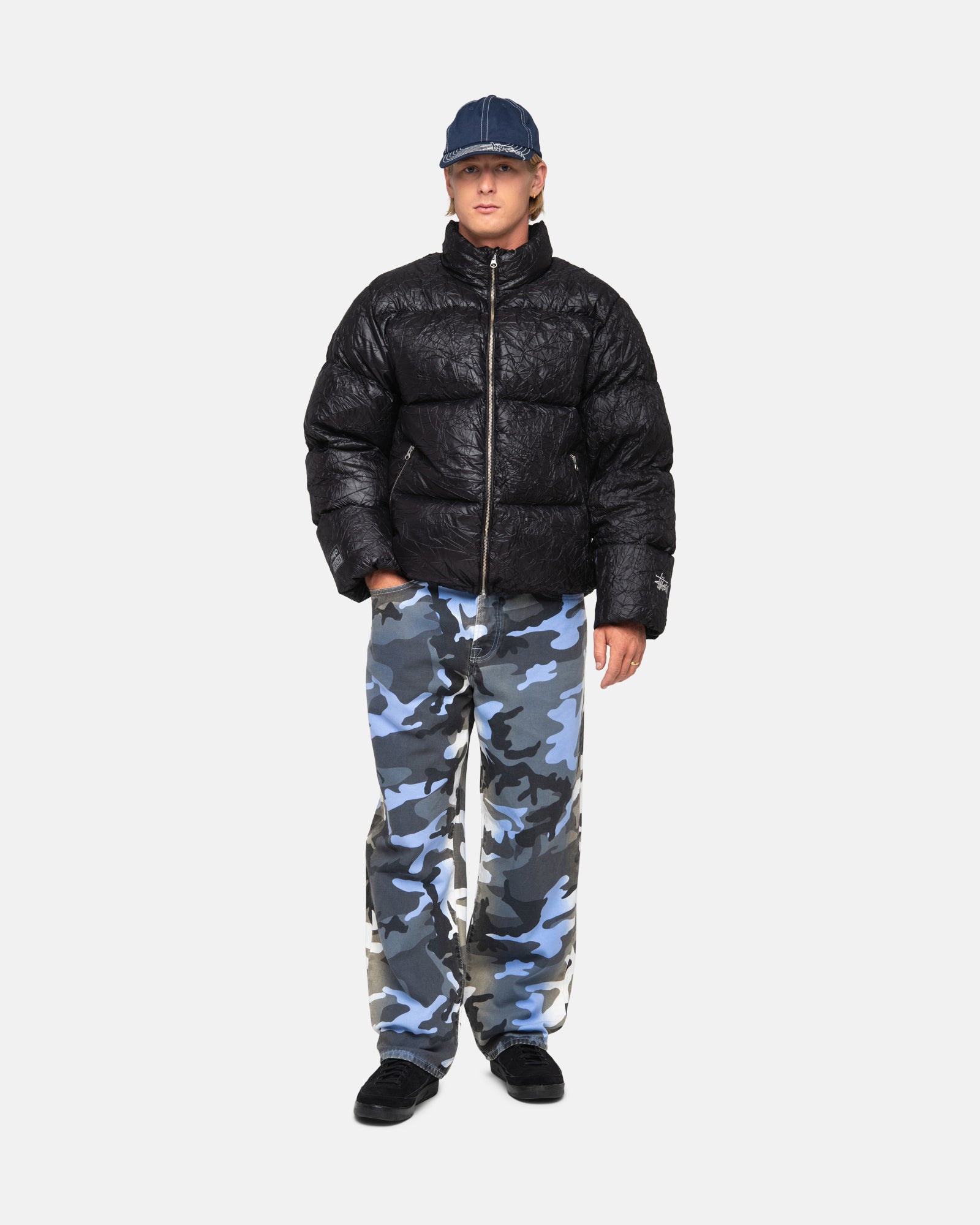 Down Puffer Wrinkled Nylon - Unisex Jackets & Outerwear | Stüssy