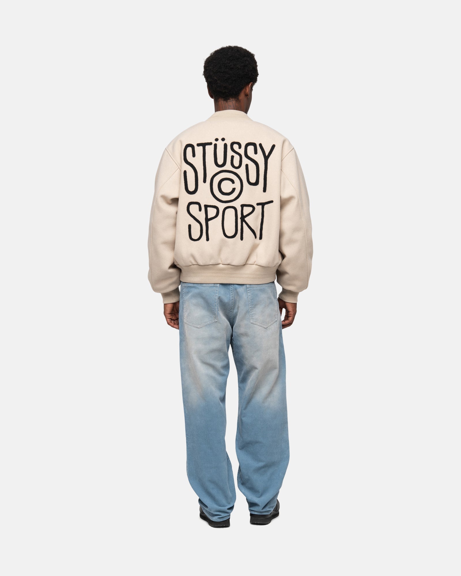 Sport Melton Varsity Jacket - Unisex Jackets & Outerwear | Stüssy