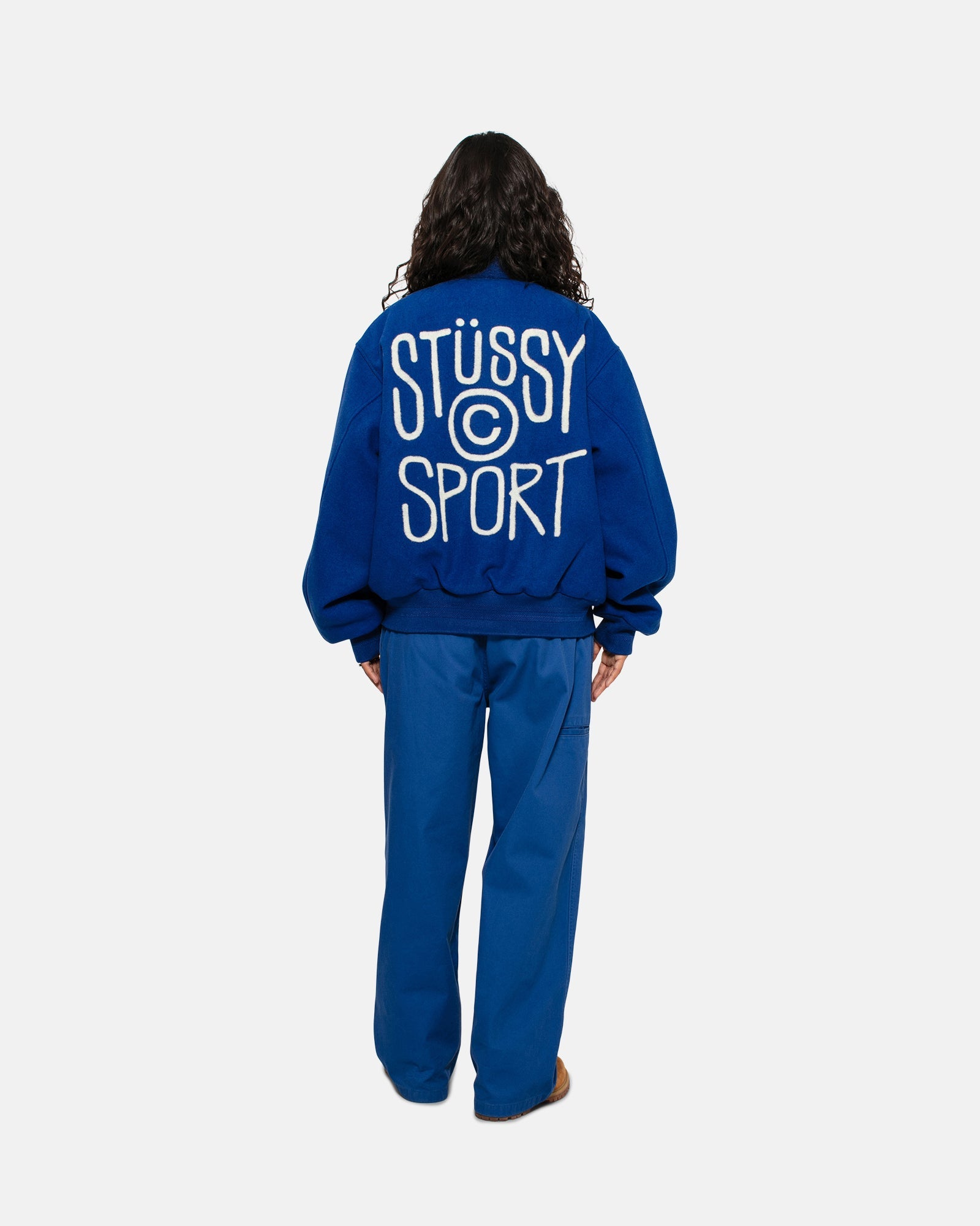 Sport Melton Varsity Jacket - Unisex Jackets & Outerwear | Stüssy