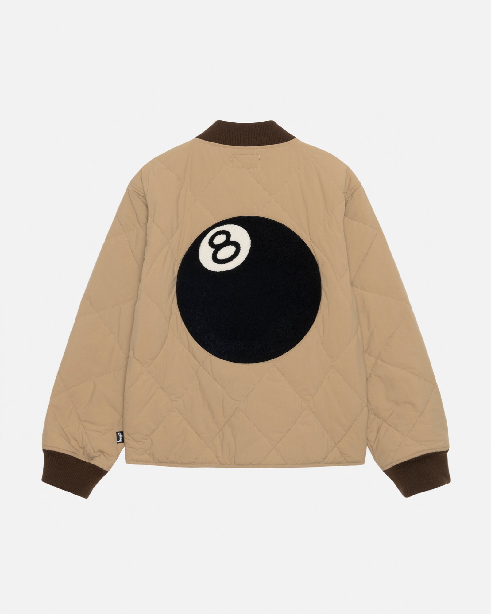 STUSSY 8BALL QUILTED LINER JACKET