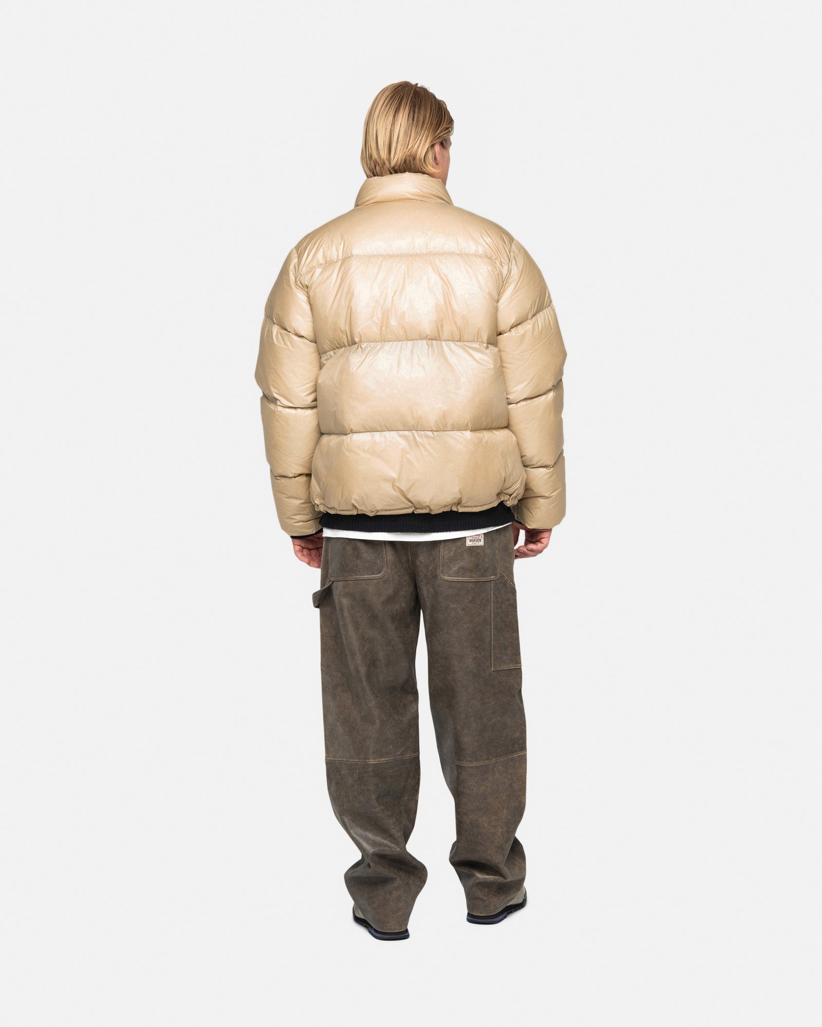 Down Puffer Parachute Ripstop in coyote – Stüssy Europe