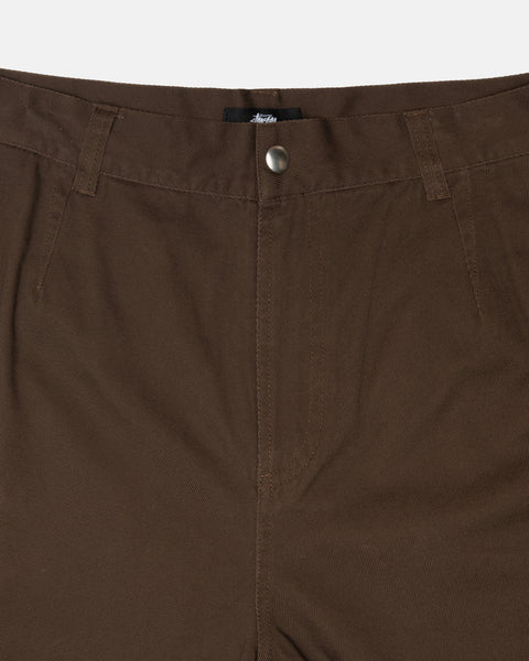 Stüssy Workgear Trouser Twill Brown Pant