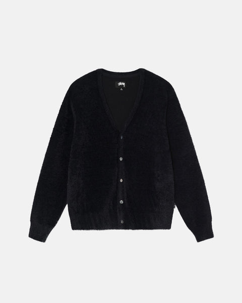 Shaggy Cardigan in black – Stüssy Europe