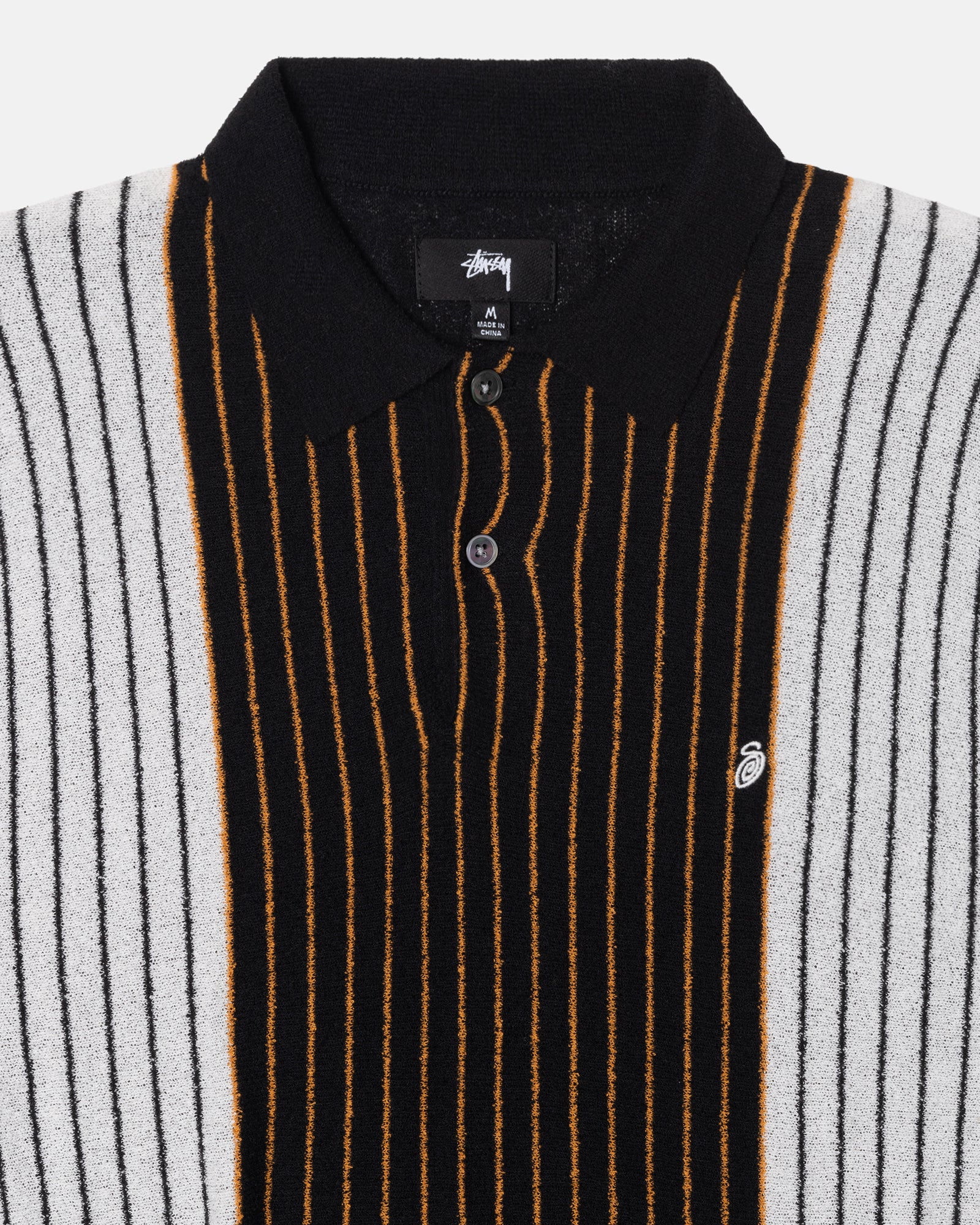 TEXTURED SS POLO SWEATER