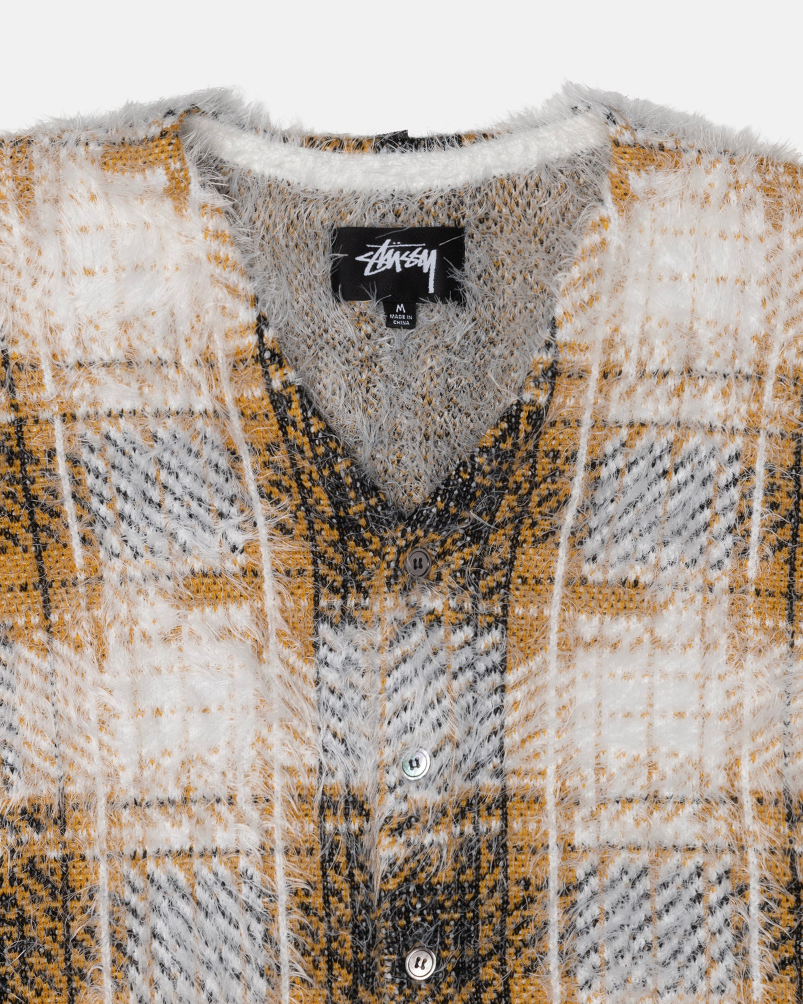 Hairy Plaid Cardigan - Unisex Sweaters  Knits | Stüssy – Stüssy Europe