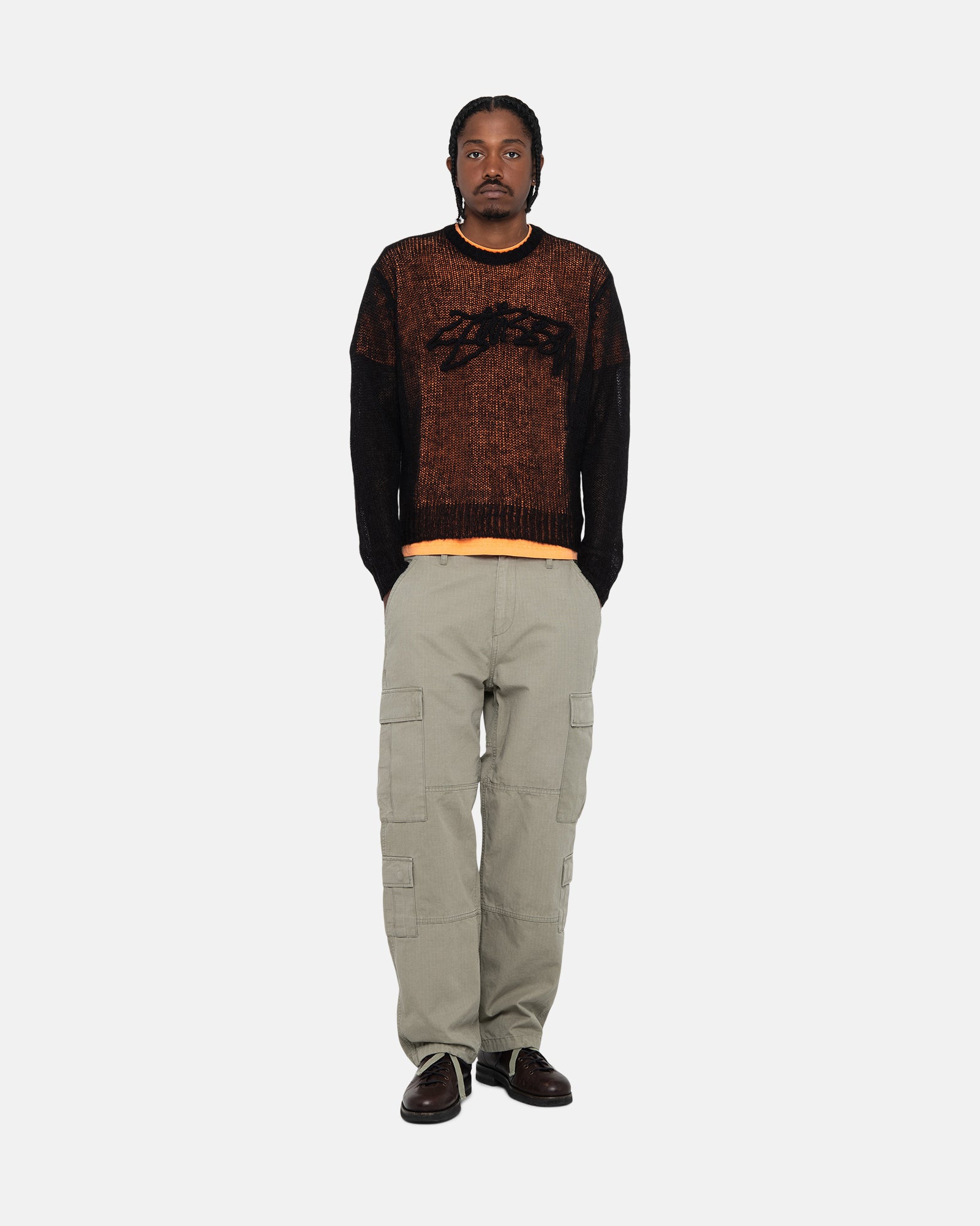 Loose Knit Logo Sweater - Unisex Sweaters & Knits | Stüssy