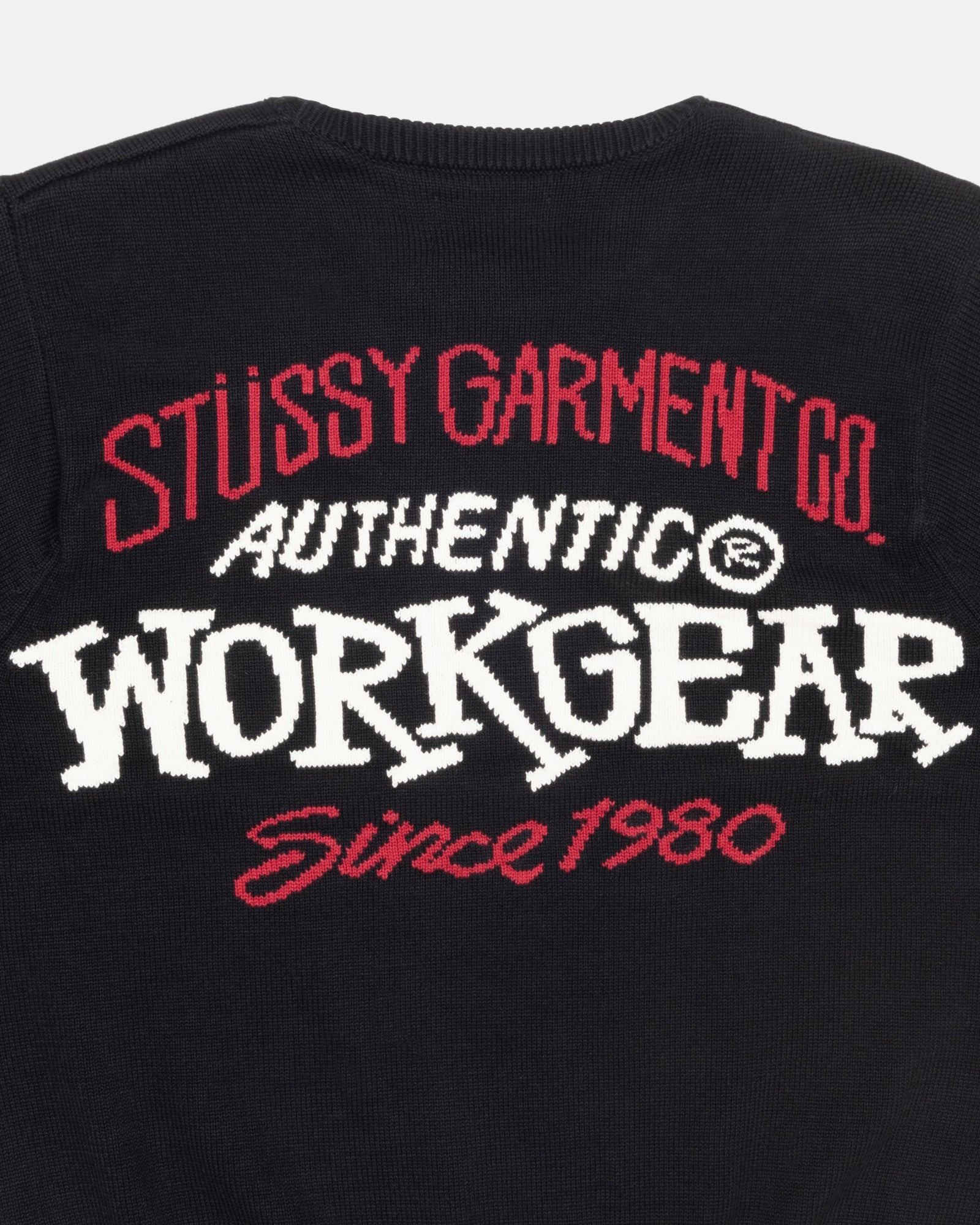 STUSSY AUTHENTIC WORKGEAR SWEATER Sサイズ