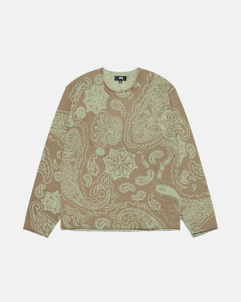 PAISLEY SWEATER BROWN KNITS